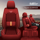 + Kit Capa Banco de Carro Completo em Couro Legítimo Italian + BRINDE: Kit Tapete Completo