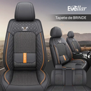 + Kit Capa Banco de Carro Completo em Couro Legítimo Italian + BRINDE: Kit Tapete Completo
