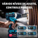 Chave de Impacto Sem Fio Brushless 68V Profissional + 2 BATERIAS DE BRINDE!